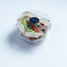 八角漢堡一次性盒子+貼紙木炭組, 餐盒 + 貼紙, 20套