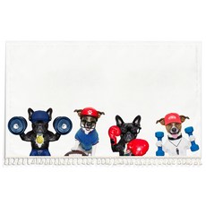 Market A 可愛動物主題魔鬼氈門簾, TYPE4