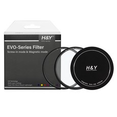 에이치앤와이 HD EVO 블랙미스트 1/4 마그네틱 필터 + 렌즈캡 세트 82mm, 1세트