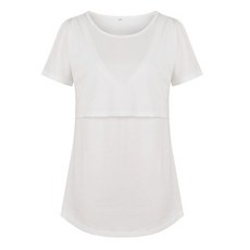素色短袖孕哺T恤
