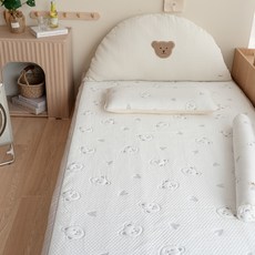 비비엔다 유아용 아이싱 맥스 냉감 쿨패드, 하트꼼그레이, 1개