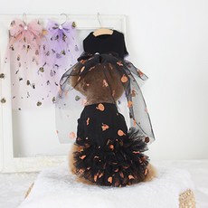 에이미러브즈펫 반려동물 JJ 할로윈 면사포, 블랙, 1개