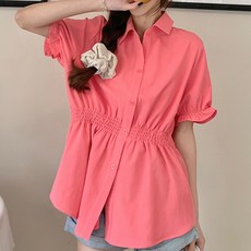 루나걸 여성용 페이보 빅사이즈 조거 셔츠 L24SMST031214