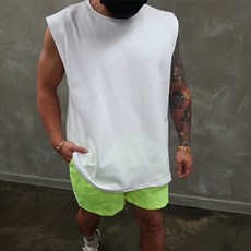 CONFIAR 男款寬鬆無袖背心