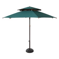 대양파라솔 2단 8각 카본 파라솔 지름 2300mm, 그린
