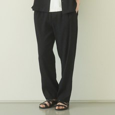 210에디트 남성용 링클 원턱 와이드 팬츠