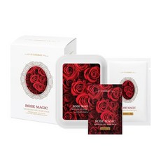 U:LINDSAY 玫瑰保濕塑形凝膠面膜粉 50g 10入+5g 10入, 1套