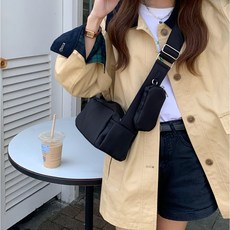 말랑젤리 빅밴드 심플 크로스 백