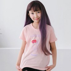 잭키드 여아용 통기성 체리 반팔티