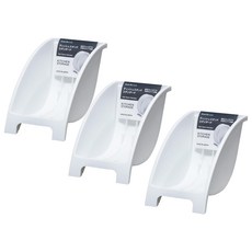 Sanada Seiko 碗盤收納架3件組, 白色, 1套