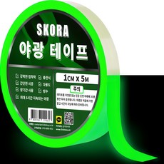 SKORA 夜光膠帶, 螢光色, 1捲