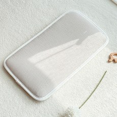 Ma lolotte 嬰兒印花涼感枕, 純米色