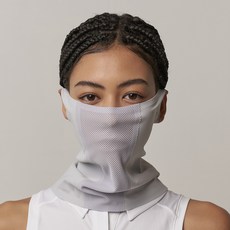 whitesands 綠標 UV防護涼感掛耳面罩 Mersin, 1個, 淺灰色