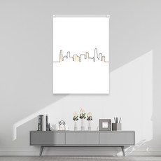 도시라인 실사롤스크린 암막원단