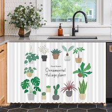 Ati-home 植物魔鬼氈櫥櫃簾, MGL274