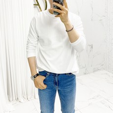 ADORECLASSIC 柔軟棉質圓領長T