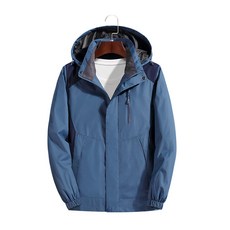 AOULS 男士舒適口袋防水戶外夾克 1856