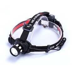 Fishing Waider Tidal Flat 飛行變焦電源 T6 鏡頭頭燈, 混合顏色, 1個