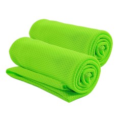 나야스타일 홈트레이닝 요가 쿨링 타올 2p, 그린(YGYP-71-1)