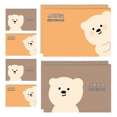 ARTMORE 孩童線圈素描本 隨機出貨, 345*248mm, 30張, 8本