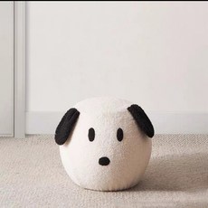 soonZAM 可愛實用的動物造型穿鞋凳, 白色