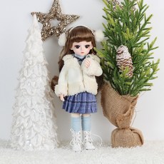 韓國 DORIS 聖誕節限定版球體關節人偶, 1個, 30cm, 莎莉