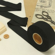해피베어스 데일리 싱글 다이마루 바이어스 테이프 34mm, 1개, 블랙
