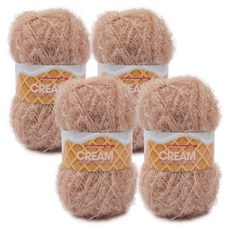 Brand Yarn 奶油系列 菜瓜布編織線, 14號, 4捲