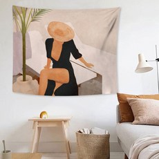 Karis Art Line基本款遮擋掛布 掛毯 布海報, A01