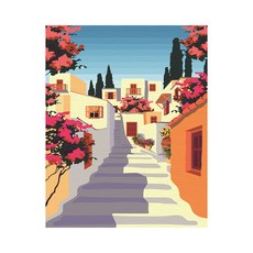 Play about 希臘花徑 DIY 傑作繪畫套組 40 x 50cm, 混色