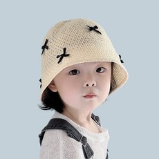 키즈꼬모 여아용 프리티 버킷햇