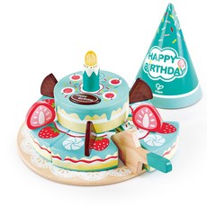 Hape 薄荷巧克力生日蛋糕廚房玩具, 混合色, 1個