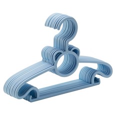SNF多功能堅固的衣架, 10個, 04藍色