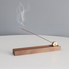 MORIANN Wood 胡桃木臥香座組, 黃金（六角支架）