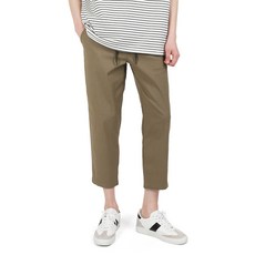 다꾸앙 남성용 통기성 여름 소셜 린넨 스판 와이드 9부 밴딩바지 D04N6_pc2699