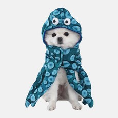 Lanboer 寵物泡泡章魚造型服, 藍色, 1個