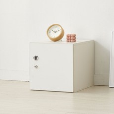 포메리트 모던에디션 미니 사물함 열쇠형, 크림화이트, 1단