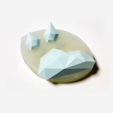 Hannas雲朵雨滴矽膠模具, 混色