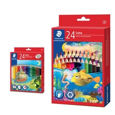 STAEDTLER Luna彩色鉛筆 M號+L號, 1套, 24 種顏色
