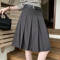 어썸풀 여성용 텔리헤스 플리츠 스커트 A26SPSK012712