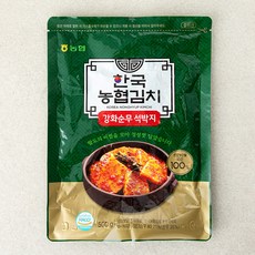 농협식품 한국 농협김치 강화순무 석박지, 500g, 1개