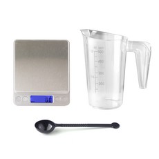COVING PC量杯 500ml+電子秤+PP量勺, 單品, 混色