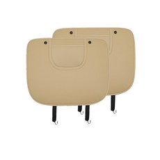 汽車座椅防踢墊, 03米色, 2入