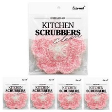 Easy-well 雪花手織菜瓜布, 1入, 5個