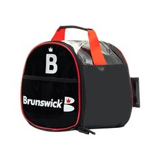 Brunswick 漆皮1球托特包, 黑+紅