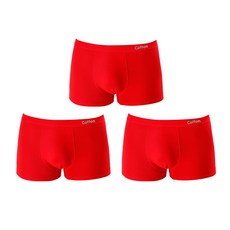 Market A 透氣純棉貼身四角褲 男性四角內褲 3件組