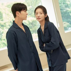 도씨 실크핏 리브레 커플 잠옷 2세트