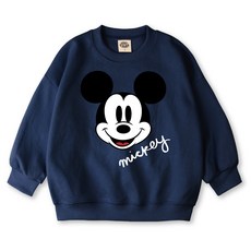 벤힛 아동용 디즈니 미키 오버핏 특양면 맨투맨 DNMKOT2004F