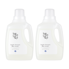 Simple things 洗衣液藍色麂皮香氛, 2個, 2L