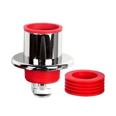 樂居家 通用型水槽下水道/洗衣機/水槽排水防臭密封塞 防蟲/防蟑螂/防異味, 銀色